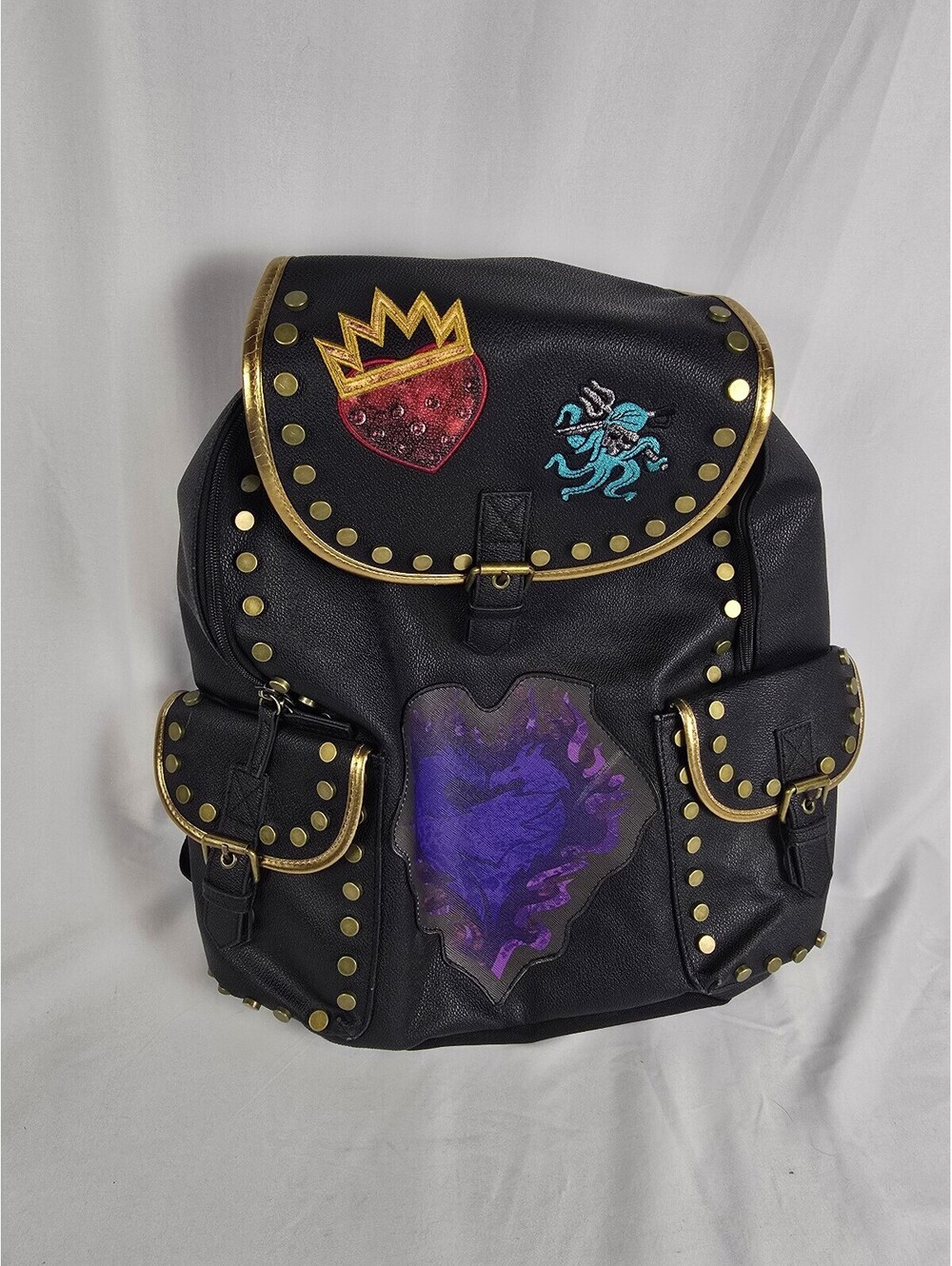 Disney Store Descendants 3 Maleficent Black Backpack Sleeping Beauty Bag NEW